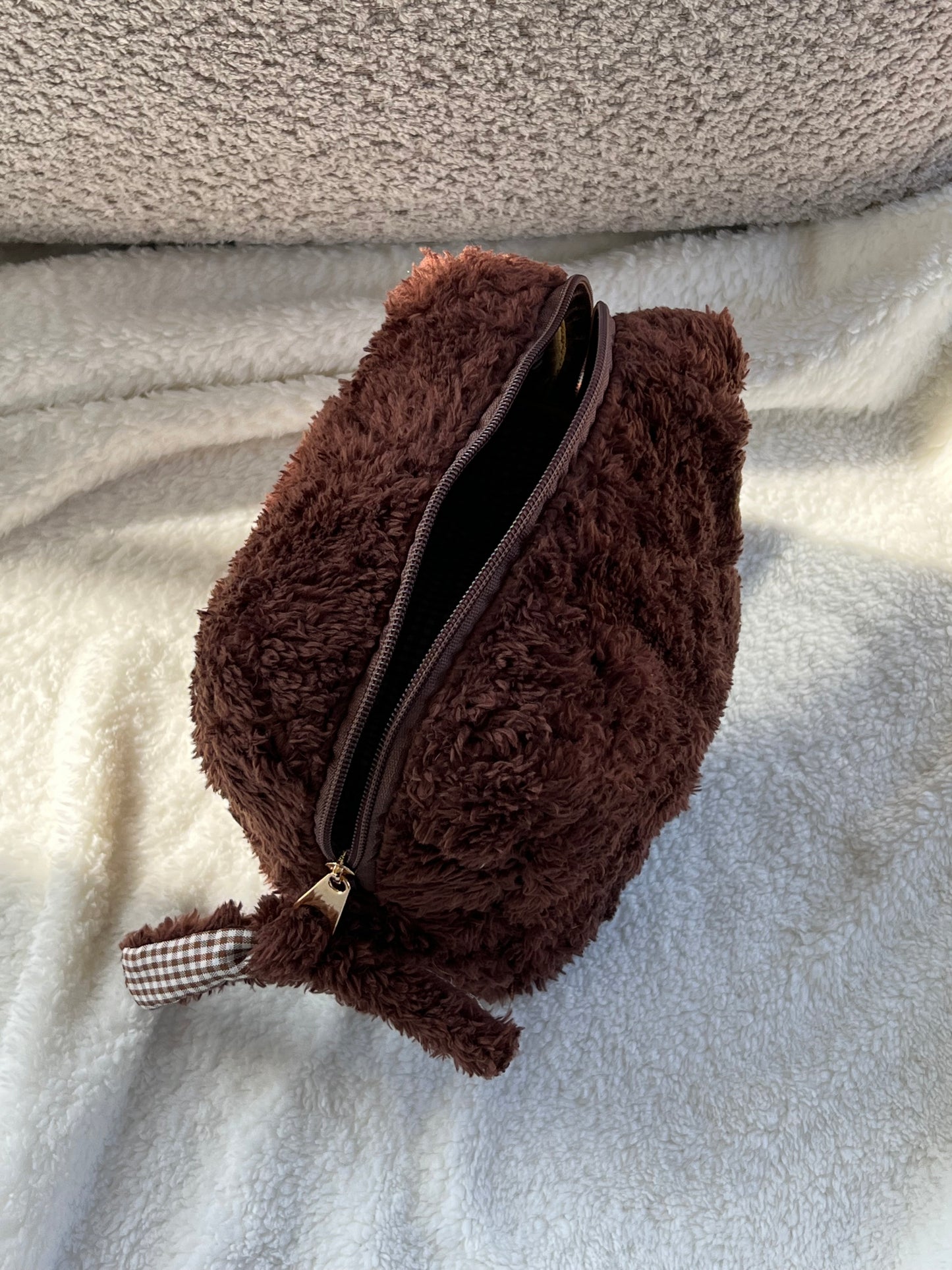 Brown Makeup Bag