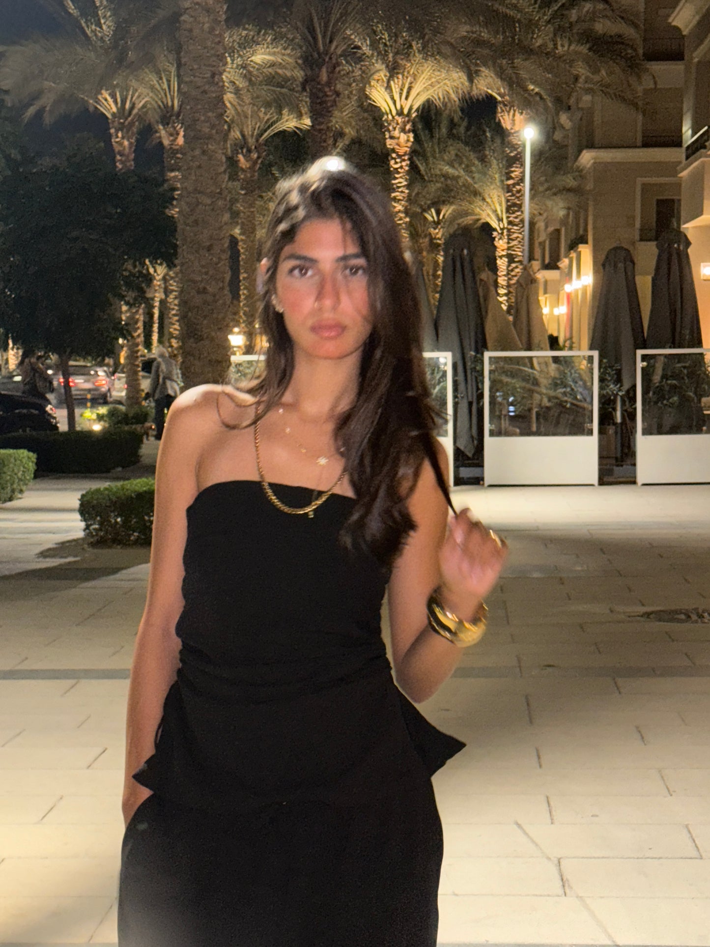 Black Co-ord Flowing Set