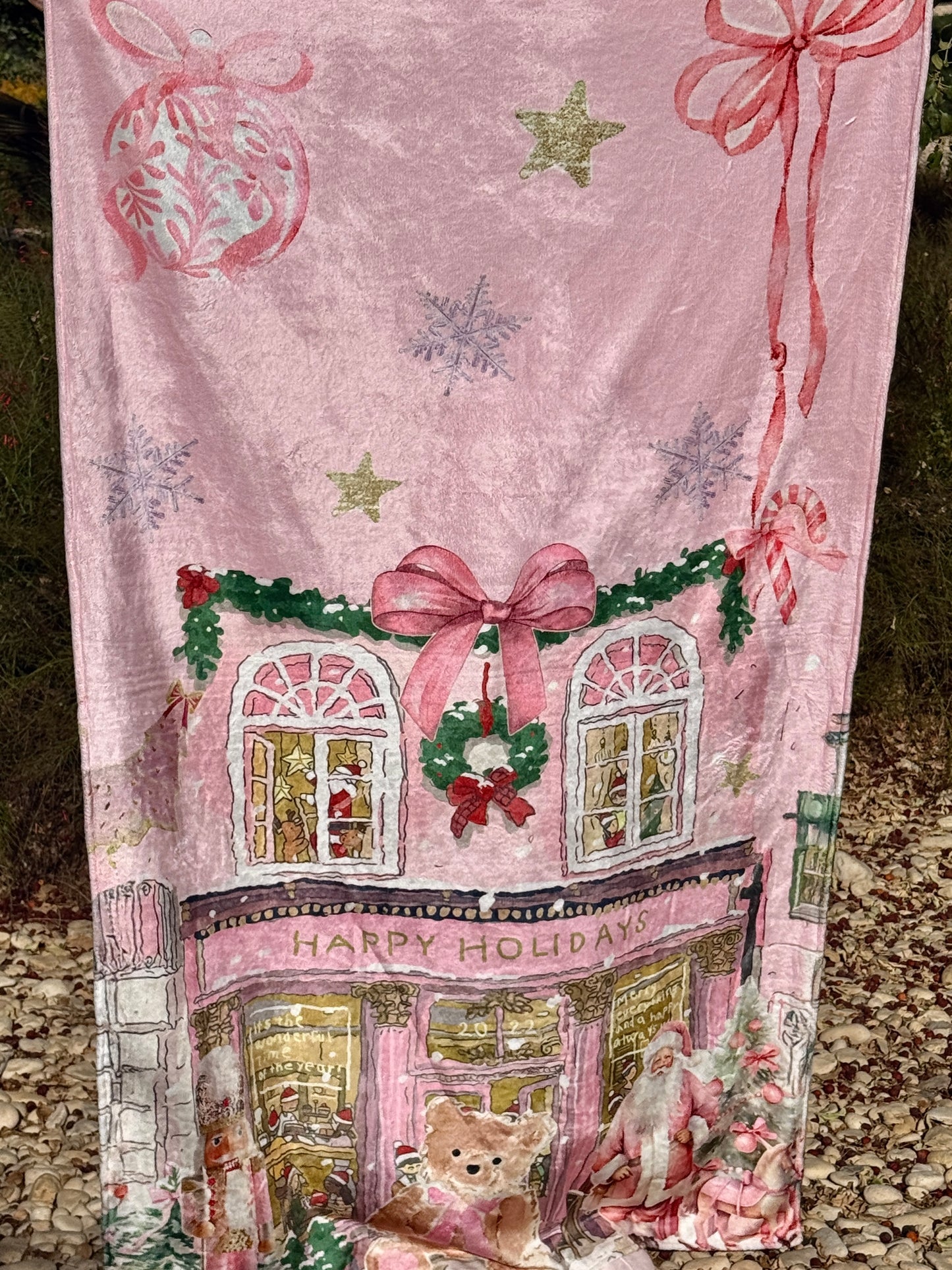 The Christmas Village Blanket