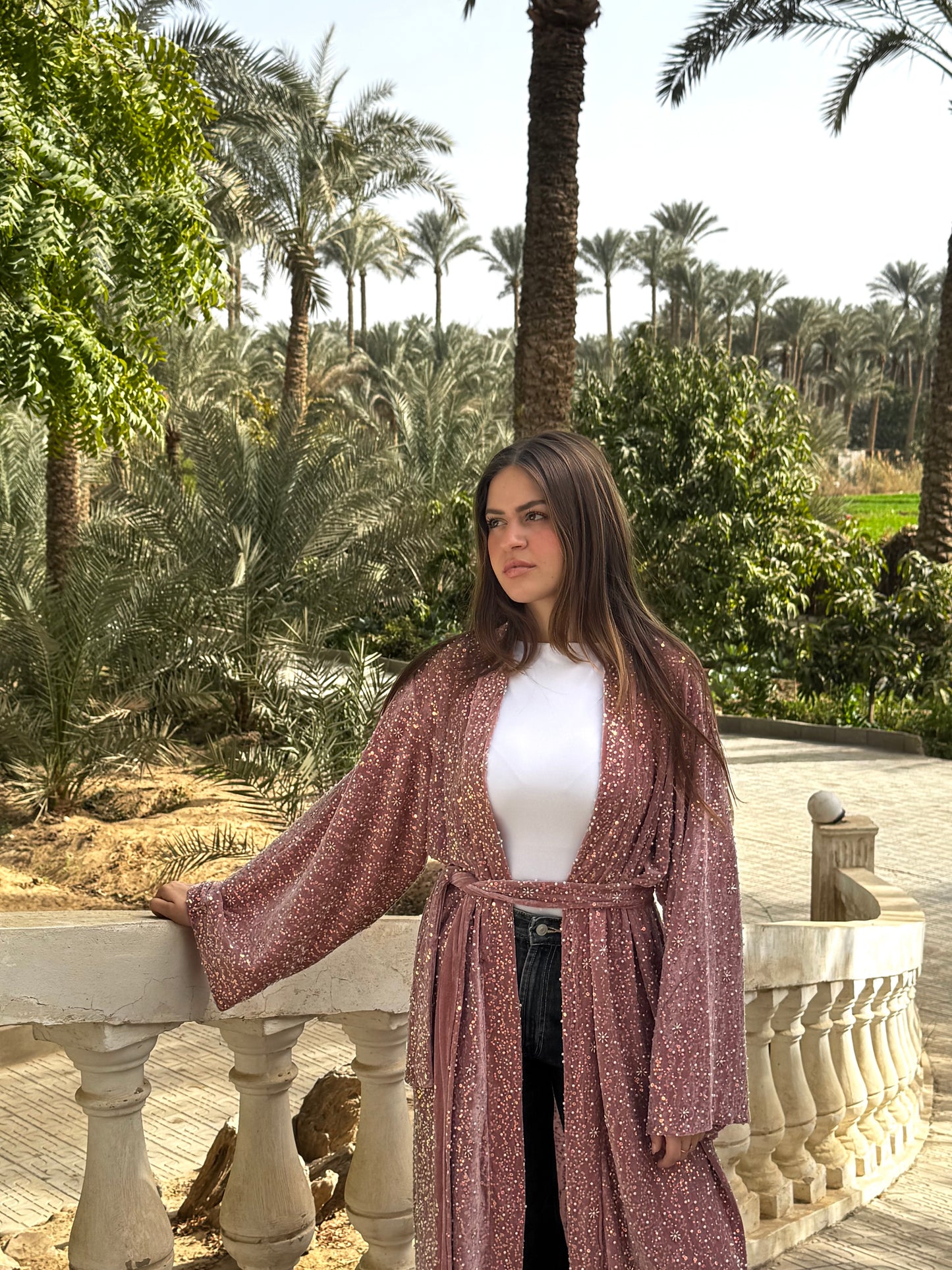 Pearly Pink Kaftan