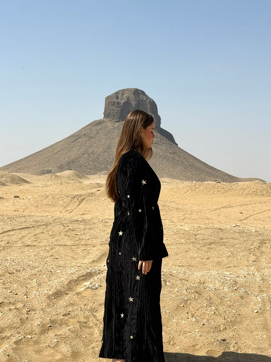 Étoile Black Kaftan