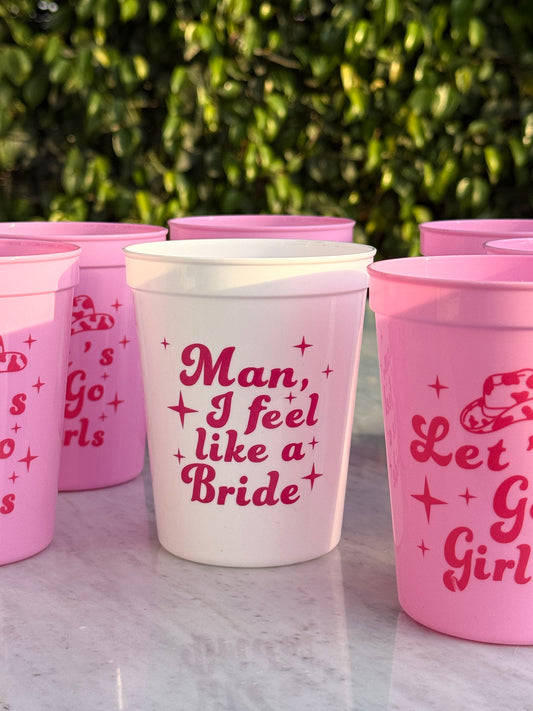 12 Pieces Reusable Bachelorette Party Cups