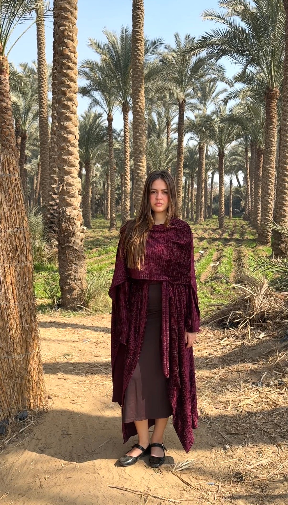 Burgundy Dream Kaftan