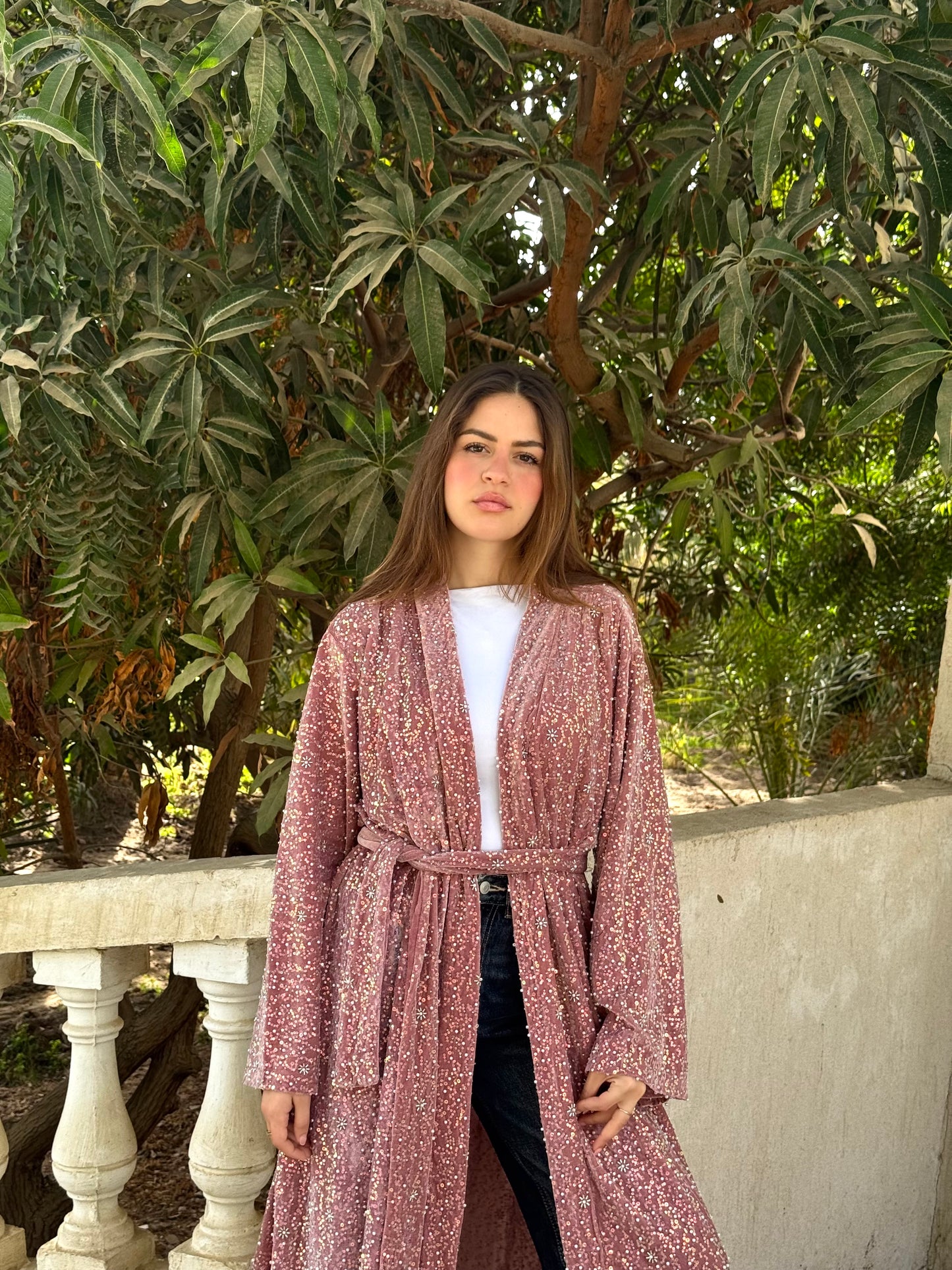 Pearly Pink Kaftan