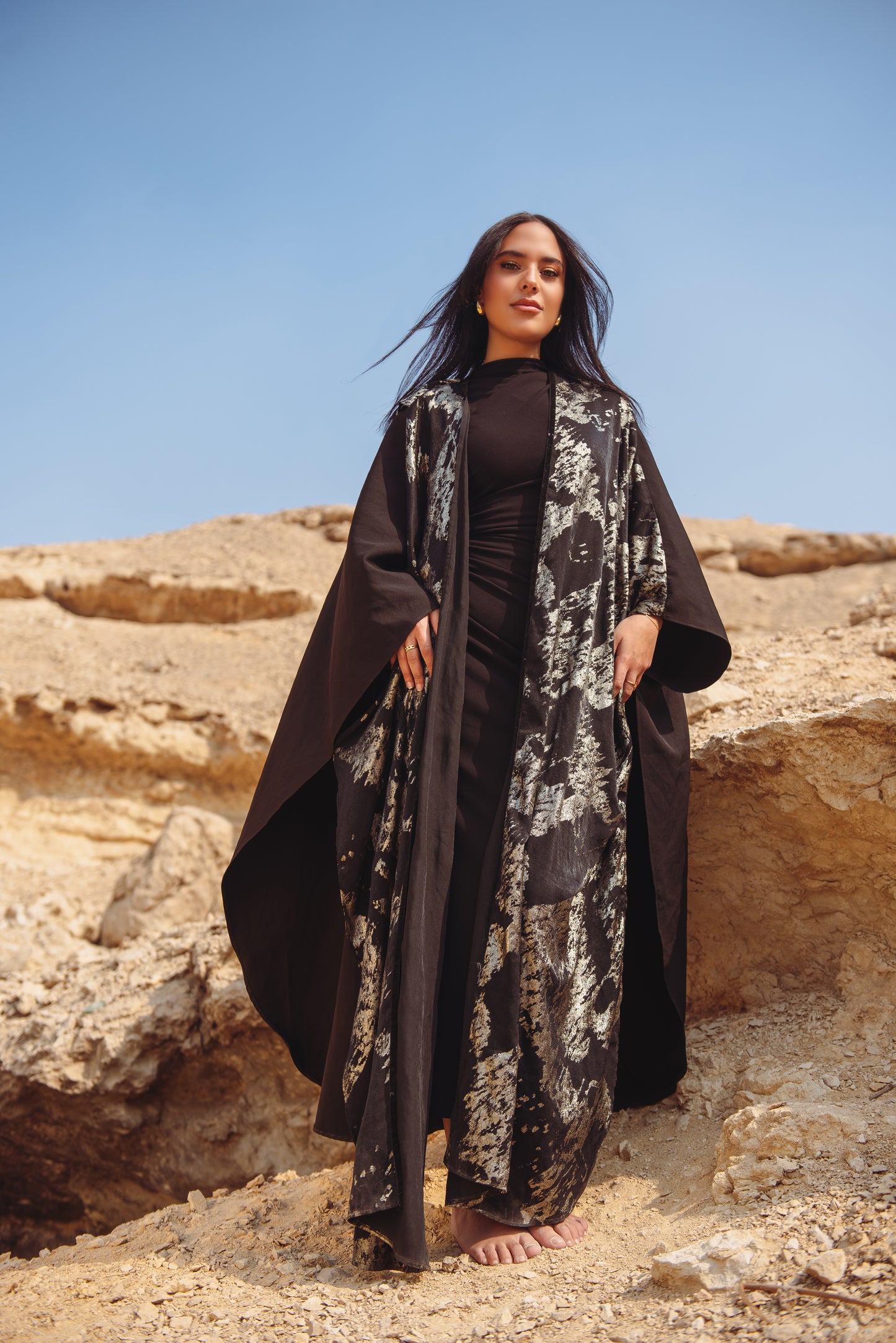 Layal Black Kaftan