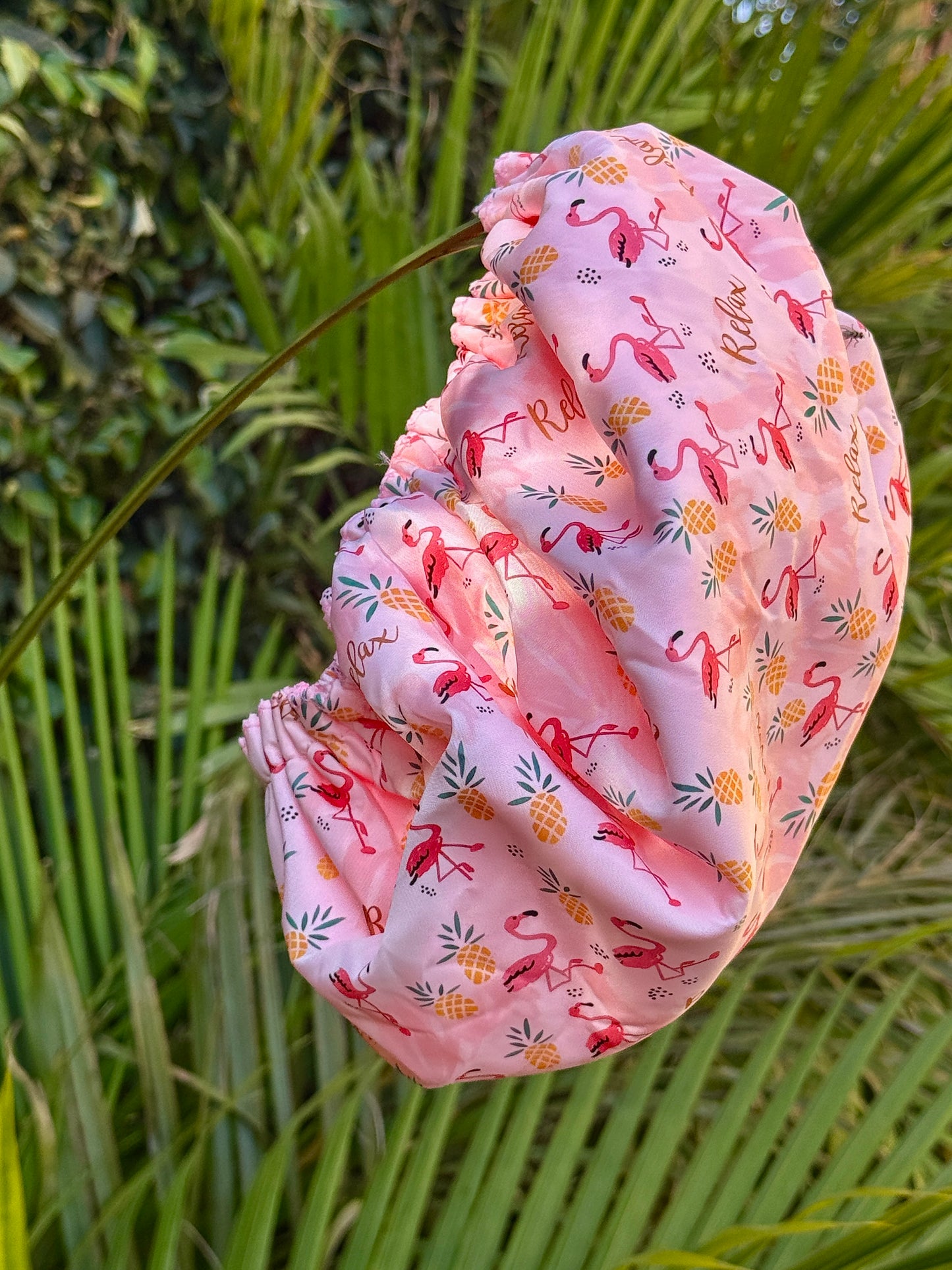 Flamingo Bliss Hair Wrap