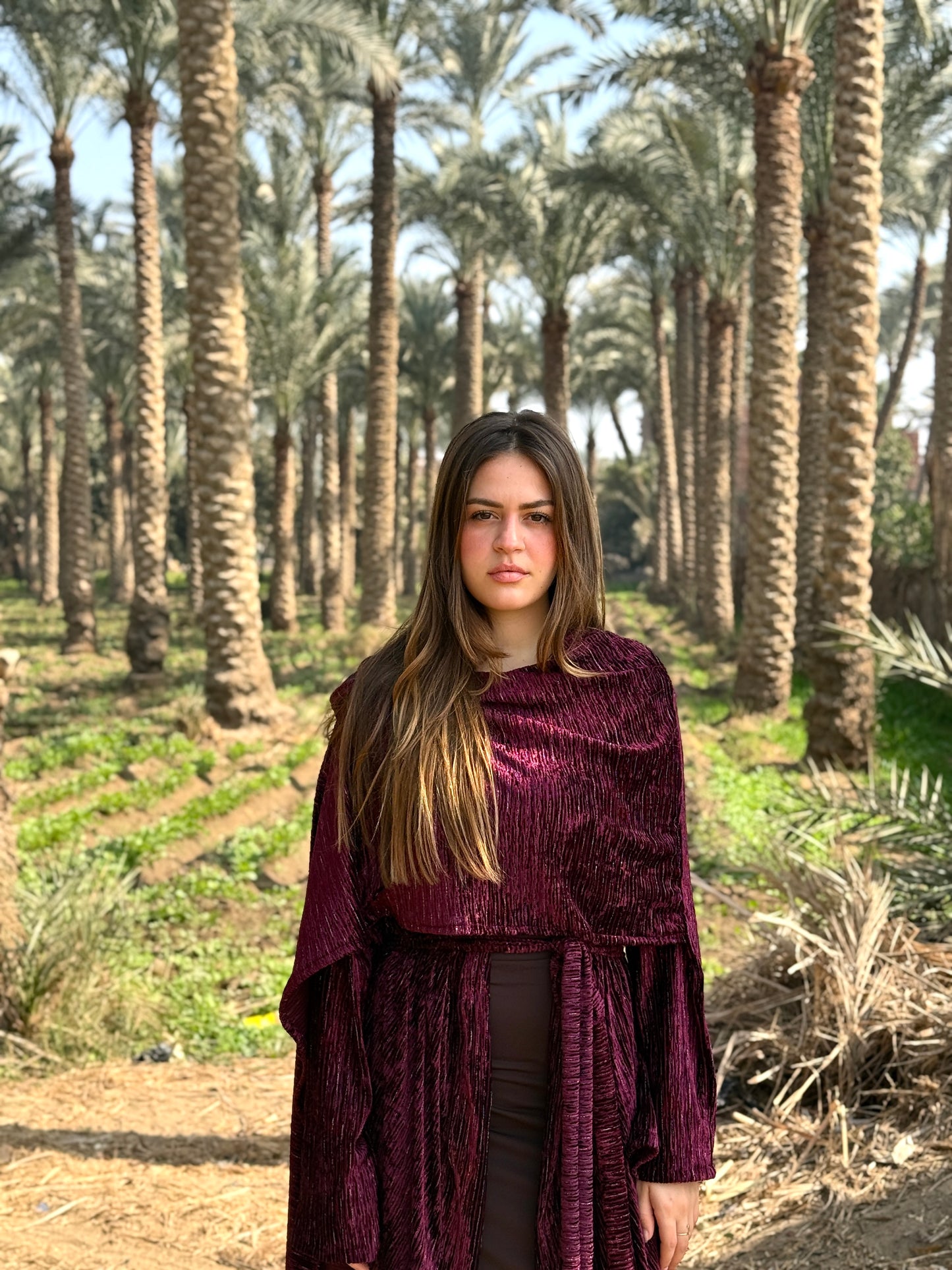 Burgundy Dream Kaftan