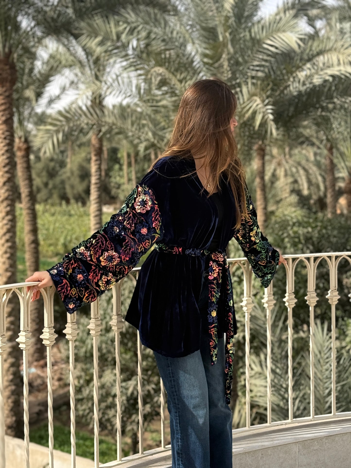 Bloom Blue Kimono