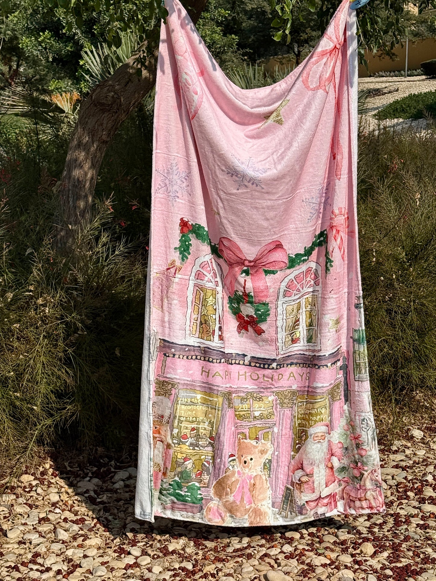 The Christmas Village Blanket