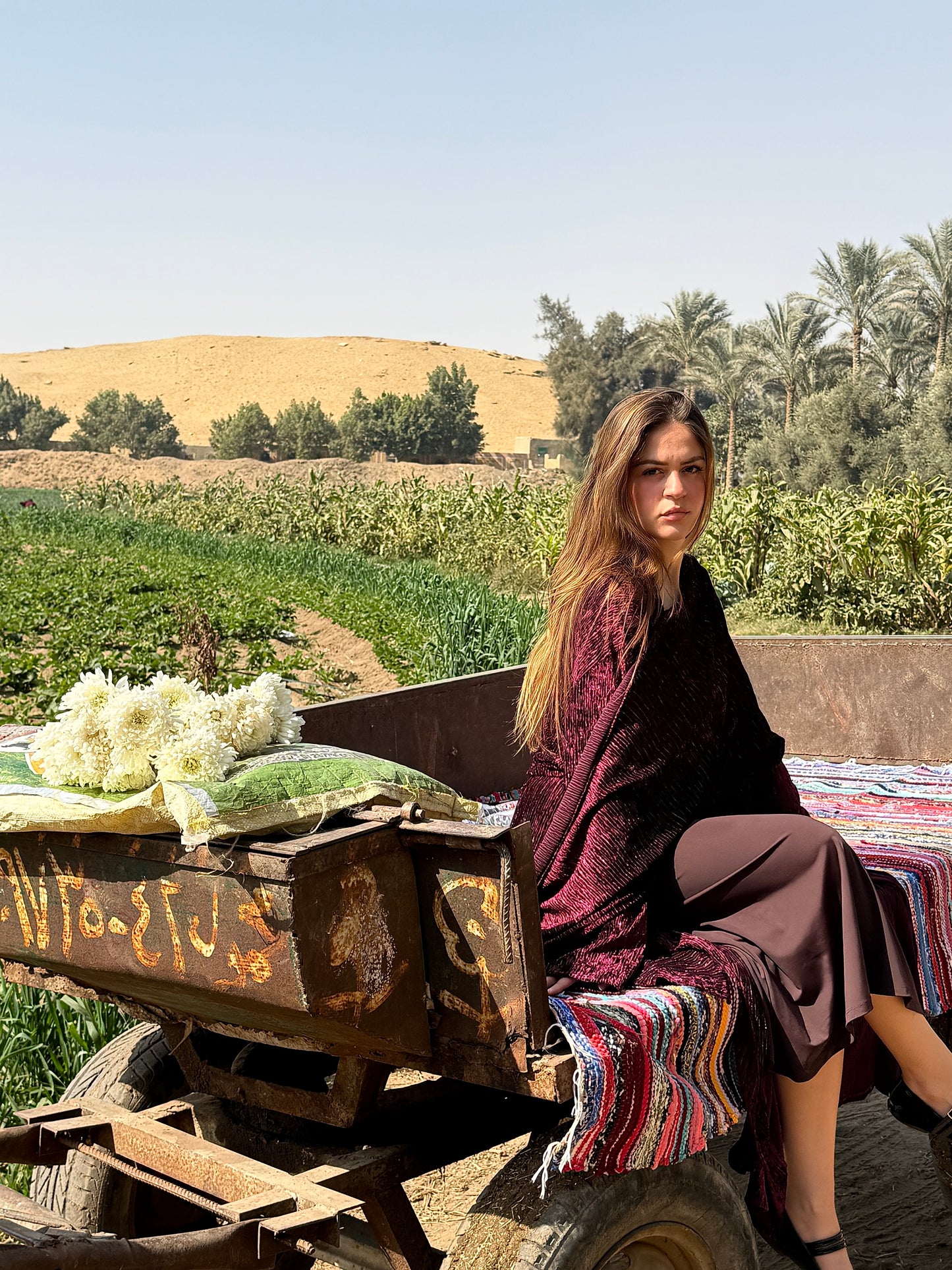 Burgundy Dream Kaftan