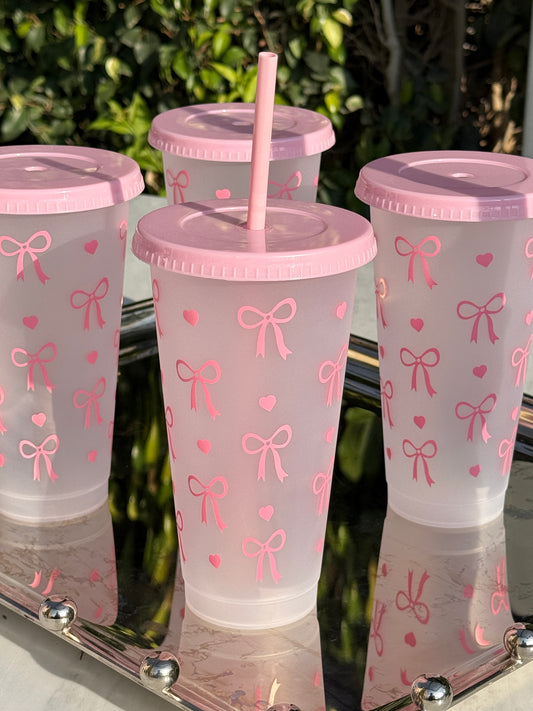 Bow Plastic Cup