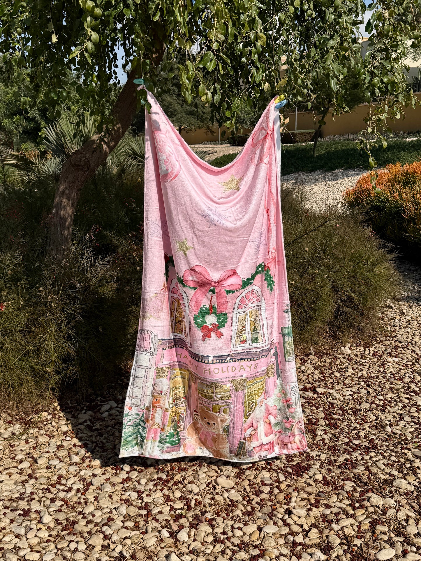 The Christmas Village Blanket