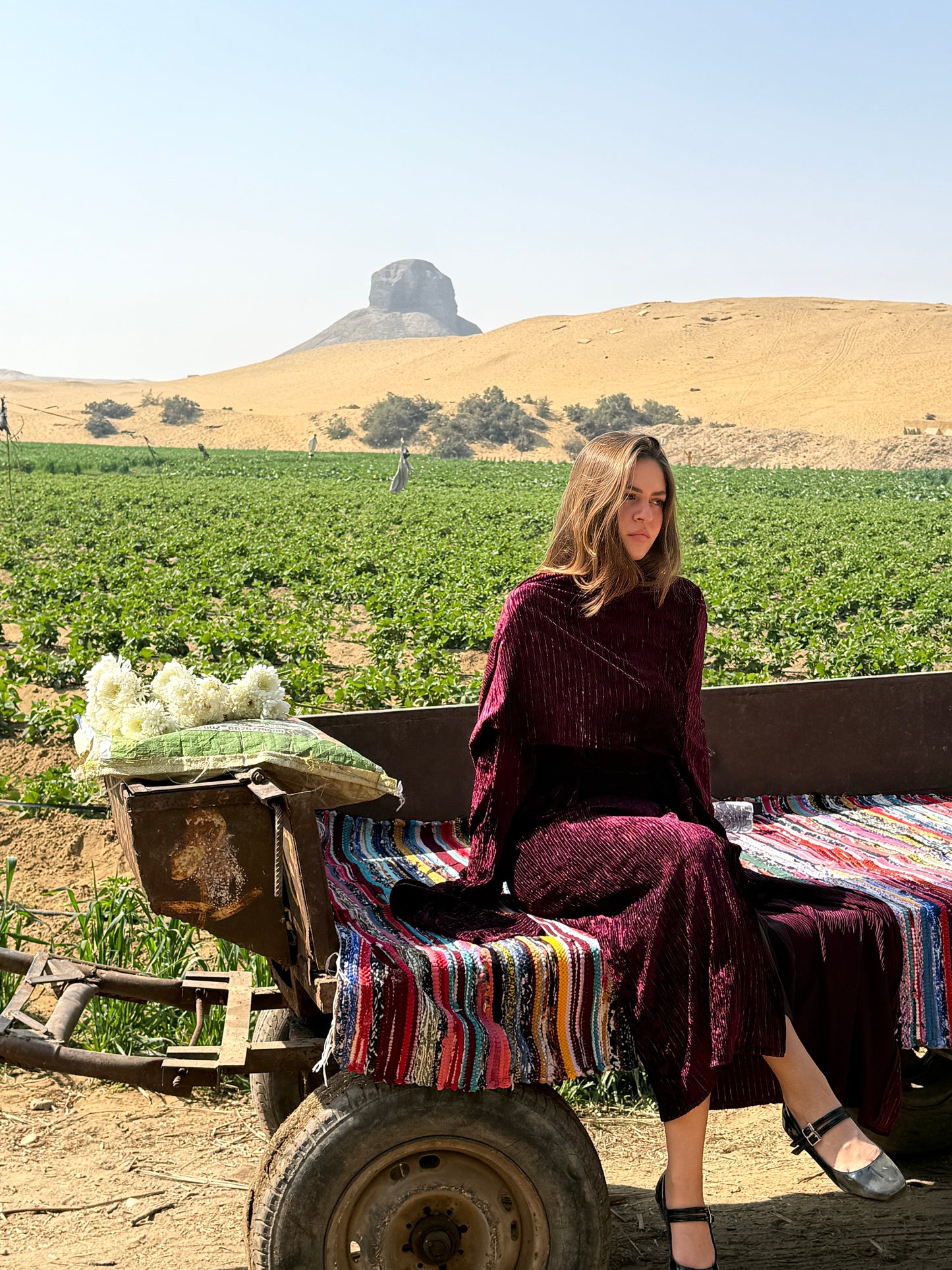 Burgundy Dream Kaftan