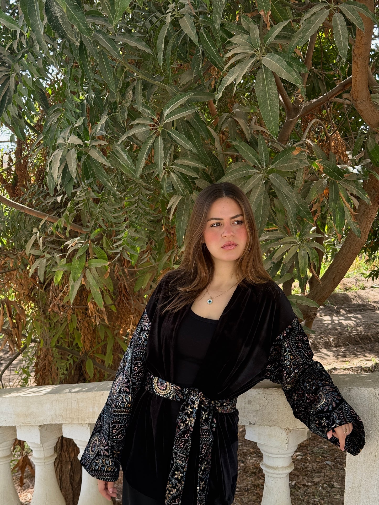Midnight Velour Kimono