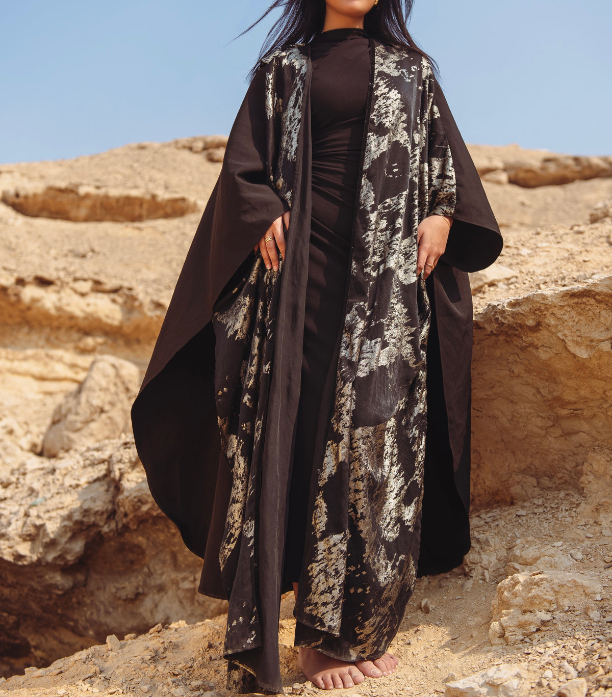 Layal Layal Black Kaftan – UN-IDENTICAL