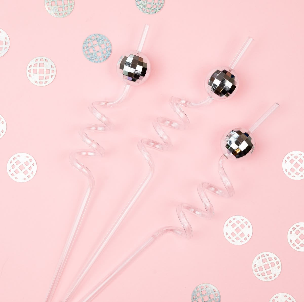 Disco Ball Straw