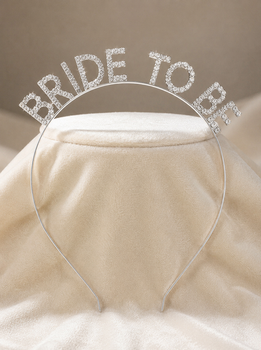 Bride To Be Rhinestone Headband