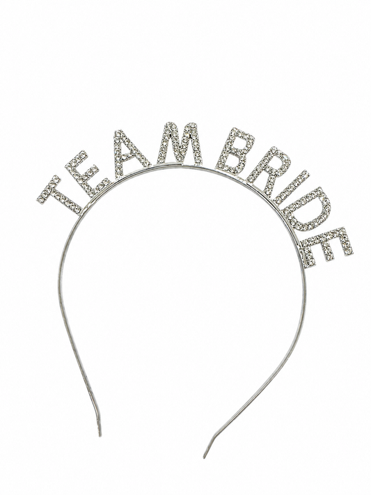 Team Bride Rhinestone Headband