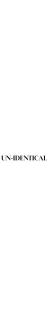 UN-IDENTICAL logo